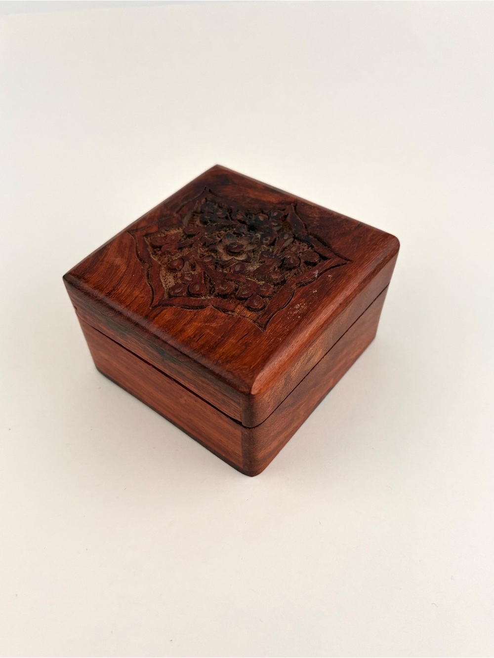 ❤️Vintage Handcrafted in India Shesham Nostalgia Box (Indian Rosewood)❤️